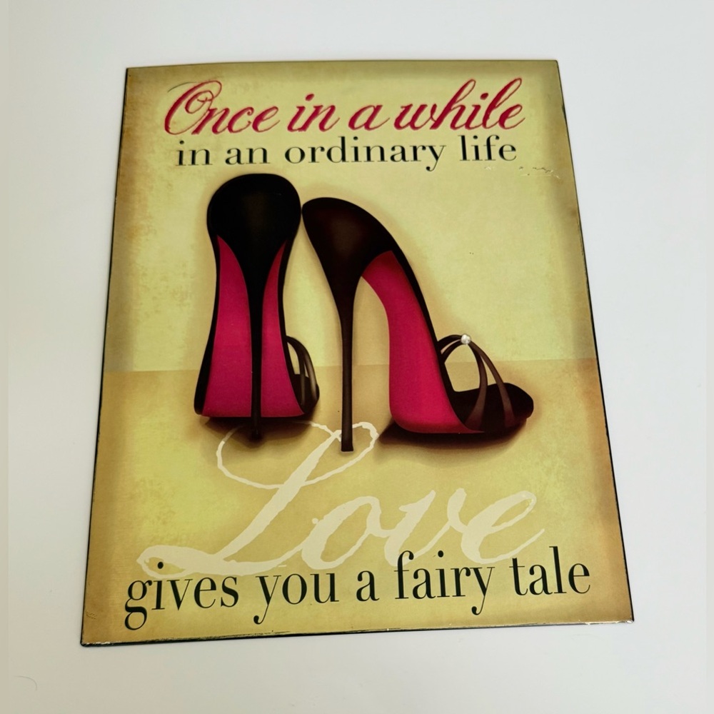 Red Soles Metal Wall Decor